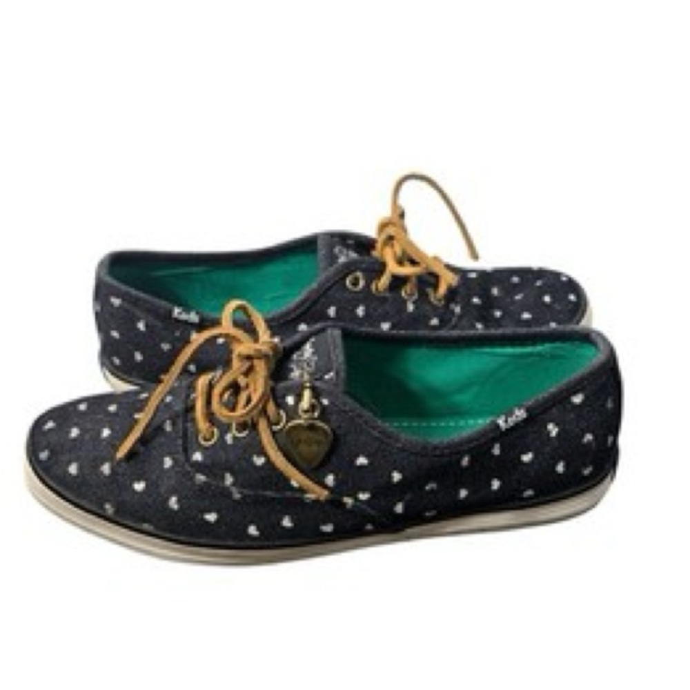 *RARE* Keds x Taylor Swift Champion Sneakers Navy w/ mini hearts 6